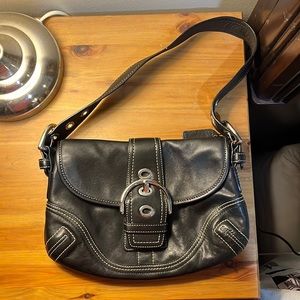 Black Coach shoulder bag